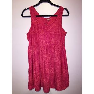 Urban Outfitters Patterned Pink Dress